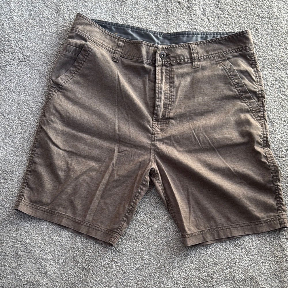 Men's Prana Brown Casual Shorts - size 34